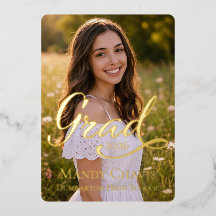 Anúncio de Formatura com Relevo com 5 Fotos