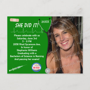 Anúncio de Formatura da Faculdade de Medicina e En