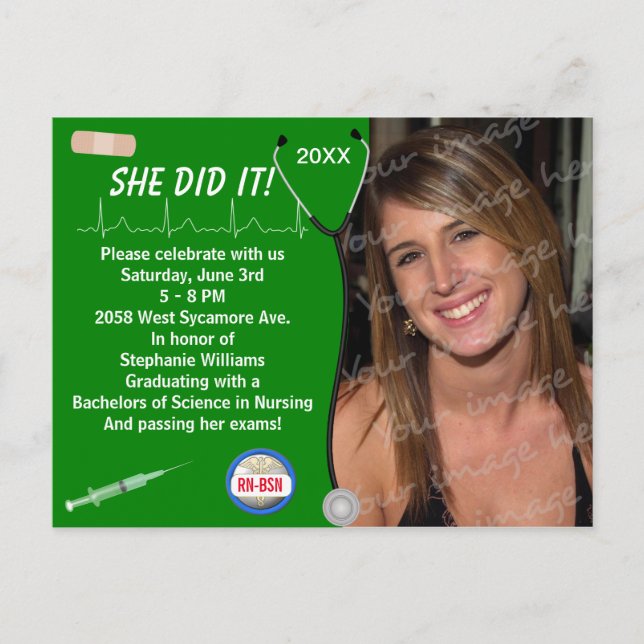 Anúncio de Formatura da Faculdade de Medicina e En (Frente)