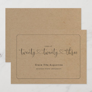 Anúncio de Formatura de Mulher Fofa 