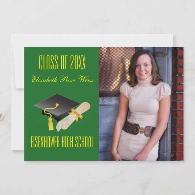 Anúncio de Formatura - Diploma e Capa (Frente)