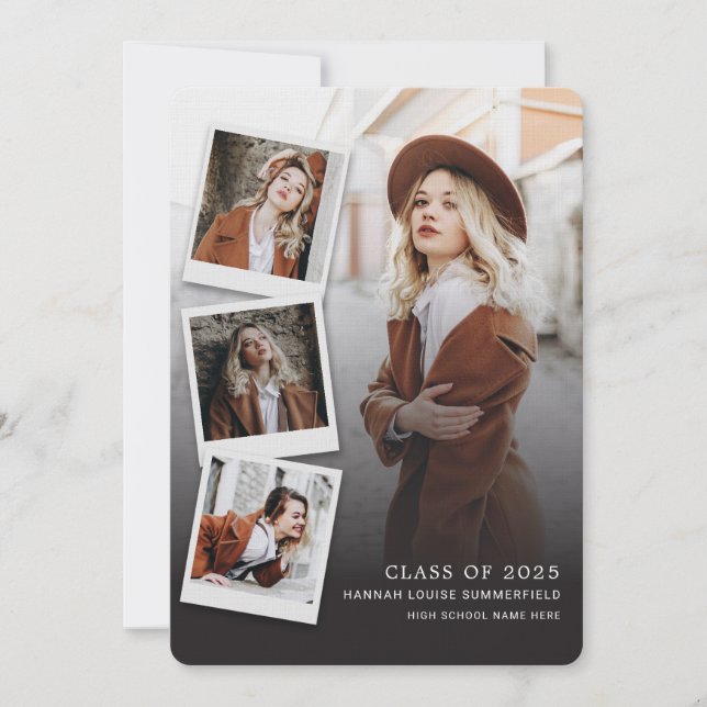Anúncio de Formatura Elegante 2026 com Múltiplas F (Frente)