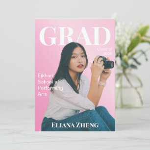 Anúncio de Formatura Estilo Revista do Ensino Médi