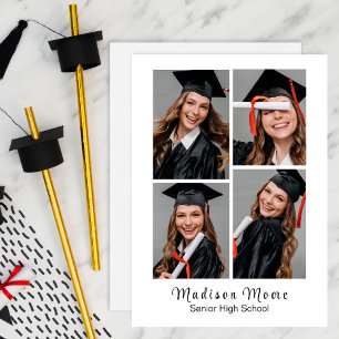 Anúncio de Formatura FOTO 4 IMPRESSÃO RÁPIDA Fácil