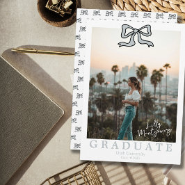 Anúncio de Formatura Foto Azul Bebê Coquete