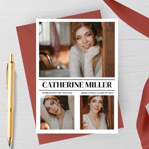 Anúncio de Formatura Minimalista Sofisticado