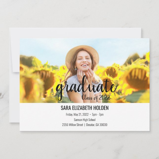 Anúncio de Formatura Moderno (Frente)