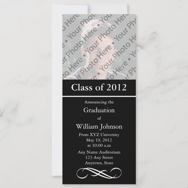 Anúncio de Formatura Personalizado (Frente)
