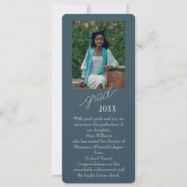 Anúncio de Formatura Personalizado com Fotos e Tex