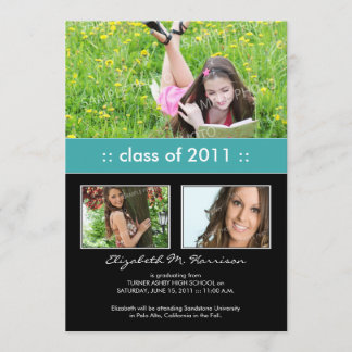Anúncio de Formatura Personalizado Trio de Fotos (