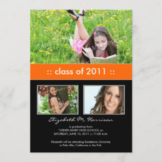 Anúncio de Formatura Personalizado Trio de Fotos (