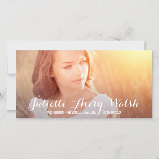 Anúncio de Formatura Sweet Simplicity (Frente)