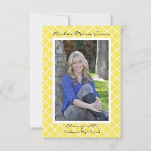 Anúncio de Formatura Trevo Amarelo 3x5