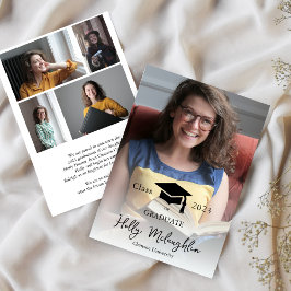 Anúncio de Foto com Chapéu de Formatura