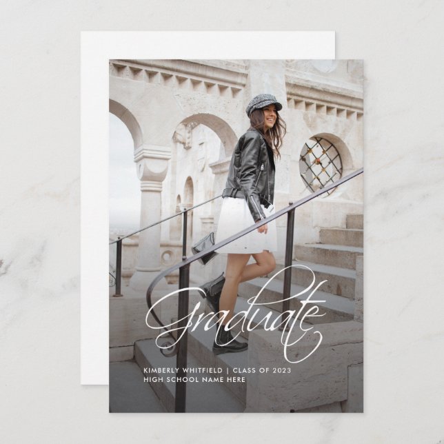 Anúncio de Foto com Letra Mão 2025 (Frente/Verso)