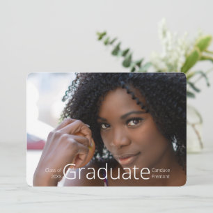 Anúncio de Foto Completa de Graduado Minimalista/