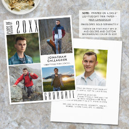 Anúncio de Foto da Graduação Moderna do Orçamento 