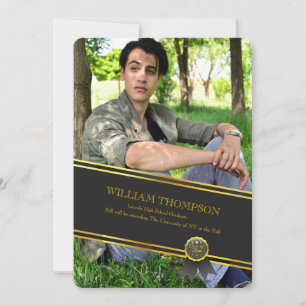 Anúncio de Foto de Banner de Graduação