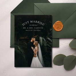 Anúncio de Foto de Casamento de Fuga de Recém-Casa