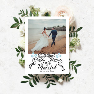 Anúncio de Foto de Casamento Elopement Doodle Mode