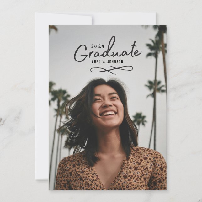 Anúncio de Foto de Formando Encantador (Frente)