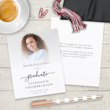 Anúncio de Foto de Formando Minimalista 2024