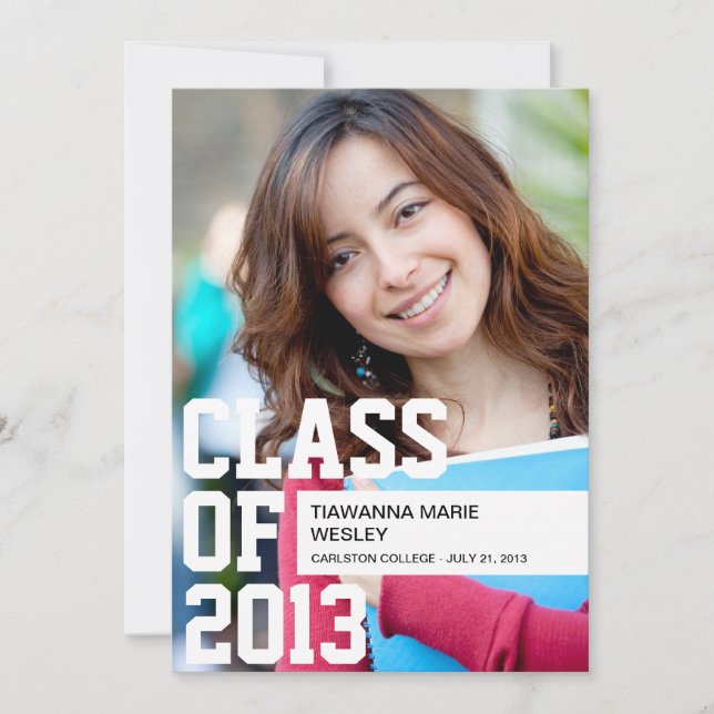 Anúncio de Foto de Graduação (Frente)