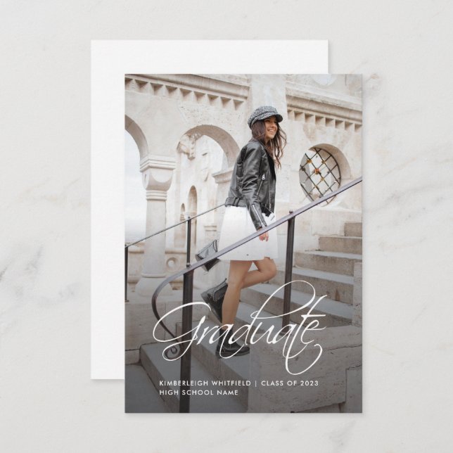 Anúncio de Foto de Graduação 2025 (Frente/Verso)