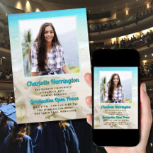 Anúncio de Foto de Graduação com Estrela-do-Mar e 