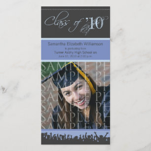 Anúncio de Foto de Graduação de boné e palhaço (li