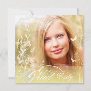 Anúncio de Foto de Graduação de Borboletas PixD