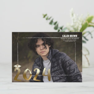 Anúncio de Foto de Graduação de Formando de Limite