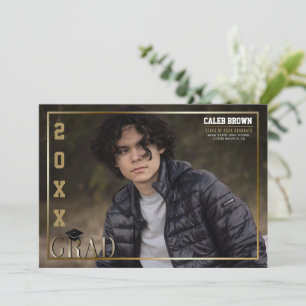 Anúncio de Foto de Graduação de Formando de Limite