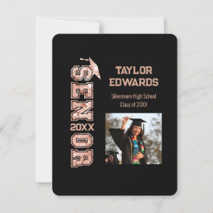 Anúncio de Foto de Graduação de mais velho Ano com