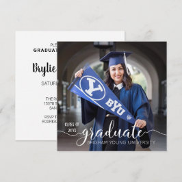 Anúncio de Foto de Graduação de Script Moderno