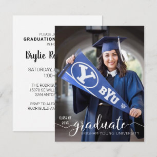 Anúncio de Foto de Graduação de Script Moderno 