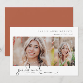 Anúncio de Foto de Graduação de Snapshot Script