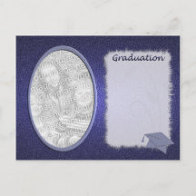 Anúncio de Foto de Graduação Denim