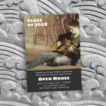 Anúncio de Foto de Graduação dos Filhos Aberto