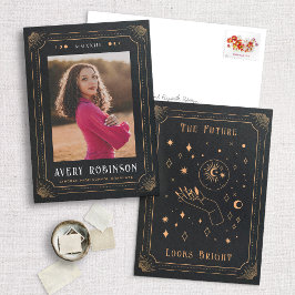 Anúncio de Foto de Graduação Inspirada em Tarot