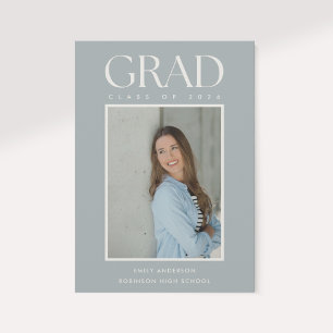 Anúncio de Foto de Graduação Moderno Clássico Sage