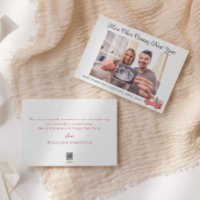 Anúncio de Foto de Gravidez de Feriado Fresco