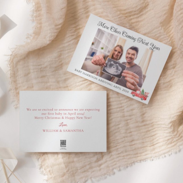 Anúncio de Foto de Gravidez de Feriado Fresco (Criador carregado)