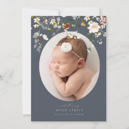 Anúncio de Foto de Nascimento de Flores Selvagens 