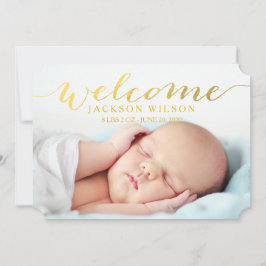 Anúncio de Foto de Nascimento Moderno Simples