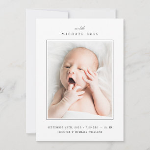 ANÚNCIO DE FOTO DO BEBÊ   Moderno de Fotografias