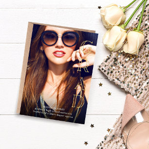 Anúncio de Foto do Estilo da Revista Big Formando