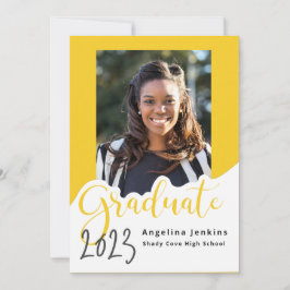 Anúncio de Foto do formando Amarelo 2023
