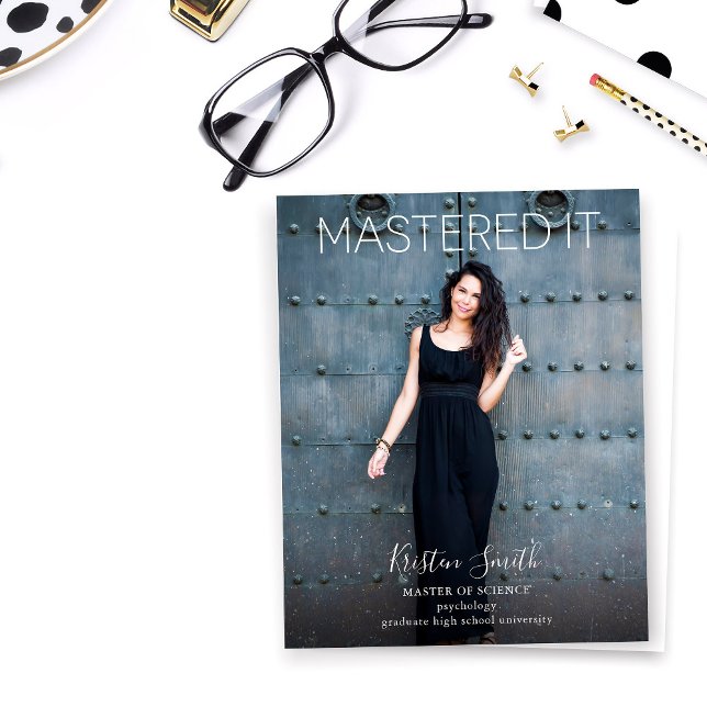 Anúncio de Foto do Formando de Ti Mastered (Criador carregado)