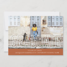 Anúncio de Foto do Formando Tipografia Moderno